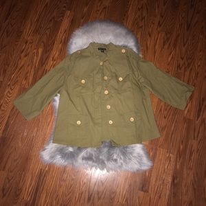 Candy Couture Olive Jacket